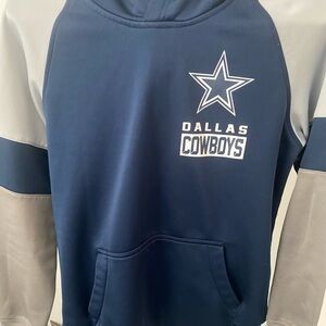 Dallas Cowboys Blue and Gray Hoodie
